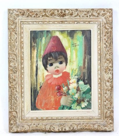 Nino GUIFFIDO (XX) : Portrait d'enfant au...