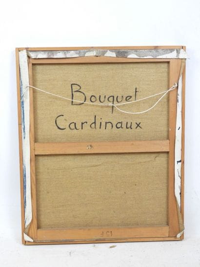 Jean Claude CARDINAUX (1937-1986) : Bouquet...