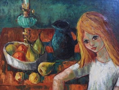 Jean ABADIE (1921-2010) : Jeune fille à la...
