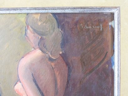 Boris SMIRNOFF (1895-1976) : Nu féminin....
