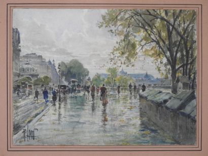 René LEVERD (1872-1938) : Vue du Grand Palais...