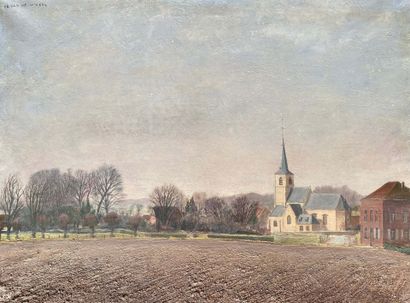 FRANS VAN DE WINKEL (1923-1987) : Village...