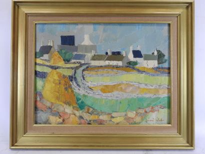 Gérard CALVET (1926-2017): Environs d'Audierne....