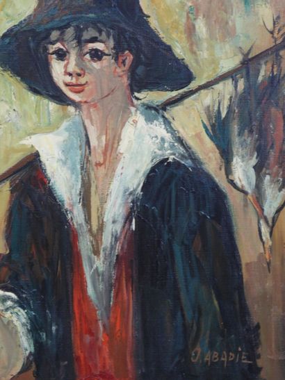 Jean ABADIE (1921-2010) : Jeune chasseur...