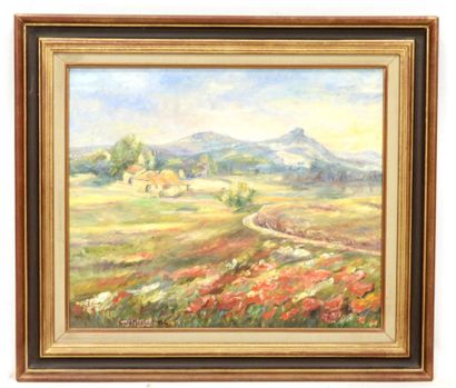 Paule MARGAIL (1928-2017) : Coquelicots....