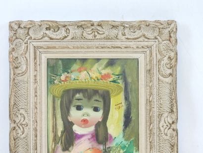 Nino GUIFFIDO (XX) : Portrait de jeune fille...