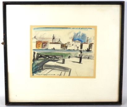 Henry DE WAROQUIER (1881-1970) : Venise....