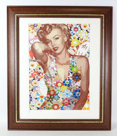 DEATH NY (née en 1979) : Marilyn. Sérigraphie....