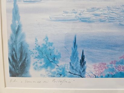 Gerhard HEINRICH (20th).
Winter.
Watercolor...
