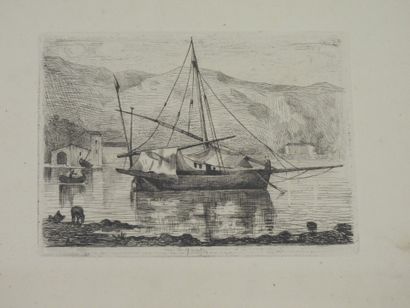 IMPRIMERIE QUANTIN: Eight engravings including...
