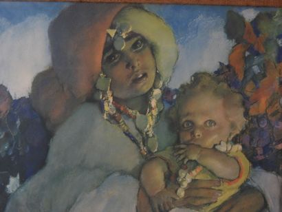 Abel PANN (1883-1963), d'après : Maternité....