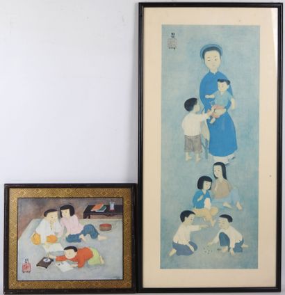 Trung Thu MAI (1906-1980), d'après. Scènes...