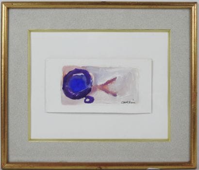 CARLIN (20th). Abstract composition. Lithograph...
