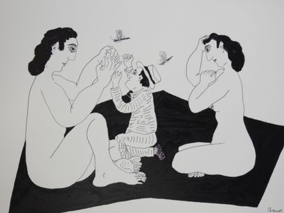 Roland CHANCO (1914-2017): Personnages aux...