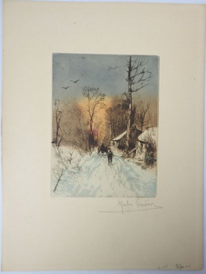 ALBUM comprenant environ 25 gravures, dessins...