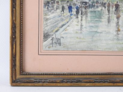 René LEVERD (1872-1938) : Vue du Grand Palais...
