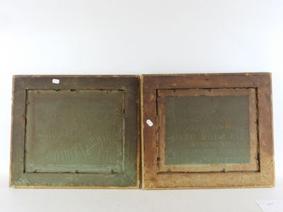 I. GONNELL (XVIII-XIX) : paysages. Paire...