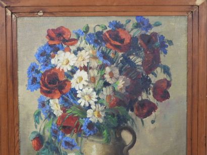 Primo DOLZAN (20th): Bouquet of flowers....