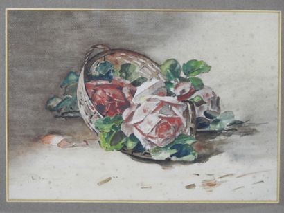 20th century FRENCH school. Still life with...