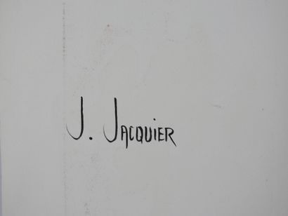 Jacqueline Jacquier (1930-2020) : Homme aux...