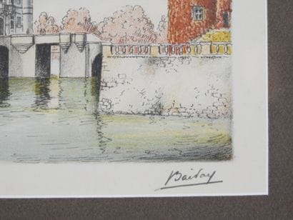 BARDAY (XXth). Chenonceaux - Senlis, the...
