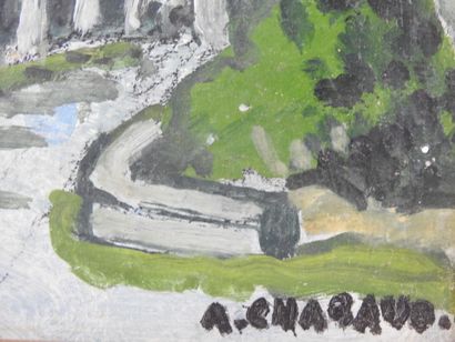 Auguste CHABAUD (1882-1955). L'allée des...