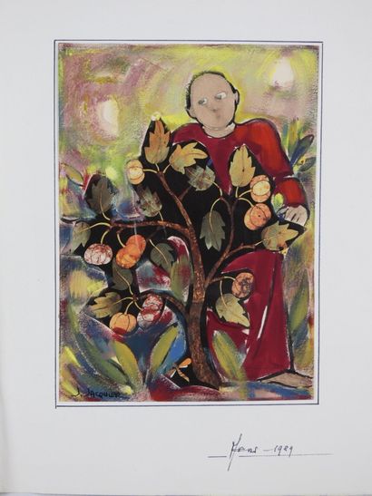 Jacqueline Jacquier (1930-2020) : Homme aux...
