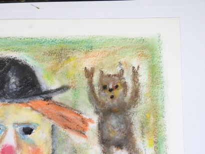 Roland CHANCO (1914-2017): Tito et sa peluche....