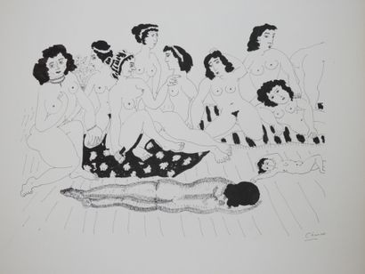 Roland CHANCO (1914-2017): Assemblée Féminine....
