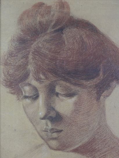 Ecole FRANCAISE du XXème siècle : Portrait...