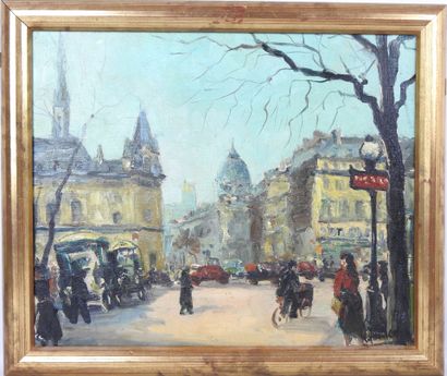 Roger VUILLEM (1897-1973) : Métro Saint-michel....