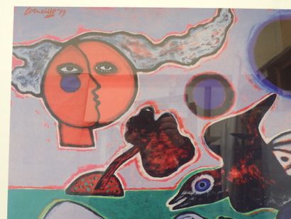 AFFICHE d'EXPOSITION - CORNEILLE (1922-2010)...
