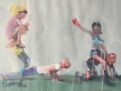 XAVIER JAMBON (1970) : Characters playing...