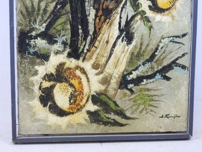Jacques GOUPIL (1934-2021) : Tournesols sauvages....