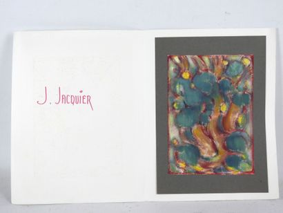 Jacqueline Jacquier (1930-2020) : Composition....