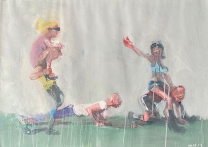 XAVIER JAMBON (1970) : Characters playing...