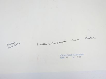 Roland CHANCO (1914-2017): Fillette à la...