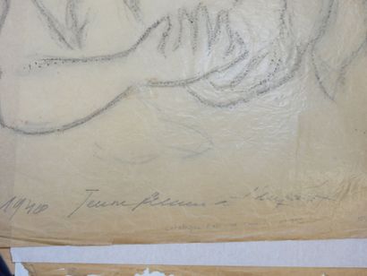 Roland CHANCO (1914-2017): Jeune Femme à...