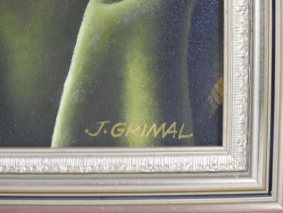 Jean GRIMAL (1942-1998) : Nature morte aux...