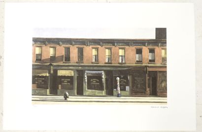 Edward HOPPER (1882 - 1967) d'après: Sunday...