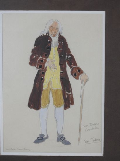 Louis VALDO-BARBEY (1883-1965). Gregorio...