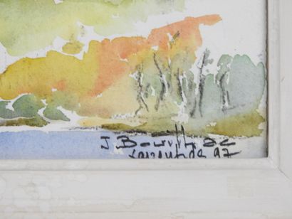 Jacques BOUILHAC (born 1927): The lake at...
