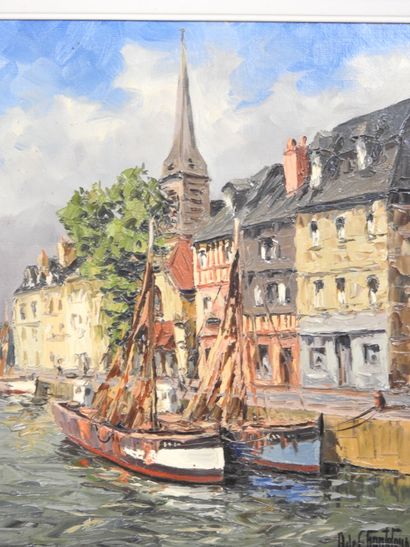 Adrien DE CHANTELOUP (1907-1988). Voiliers...