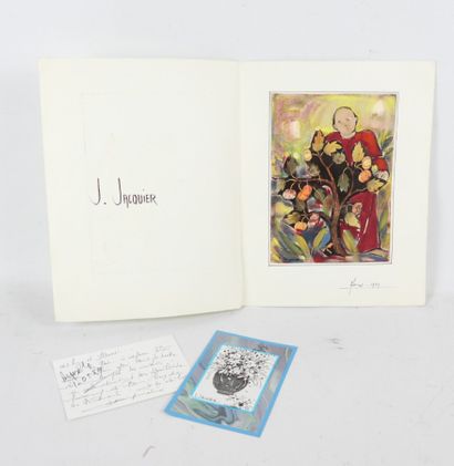 Jacqueline Jacquier (1930-2020) : Homme aux...