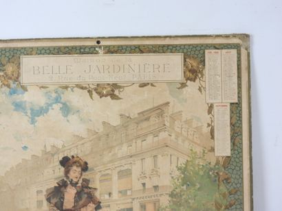 [PUBLICITE - LA BELLE JARDINIERE]. Calendrier...