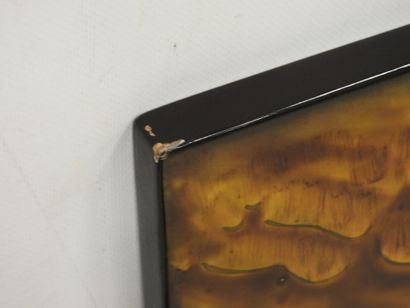 Ecole Moderne: View of the ocean. Lacquer...