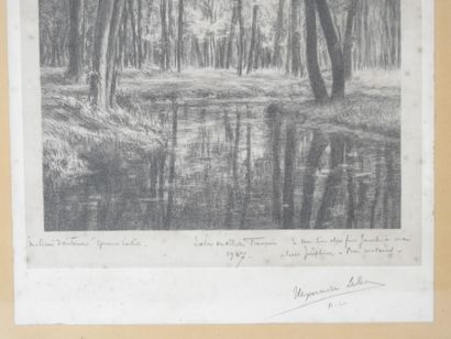 Alexandre Félix LELEU (1871-1937). Matinée...