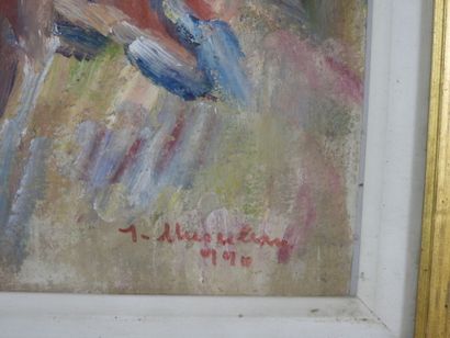 Ion MUSCELEANU (1903-1997) : Jeune femme...