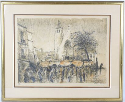 Aimé Daniel STEINLEN (1923-1996) : View of...