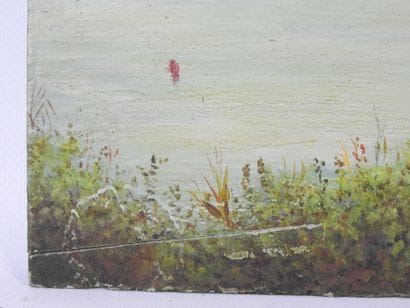 20th century FRENCH school. Landscape with...